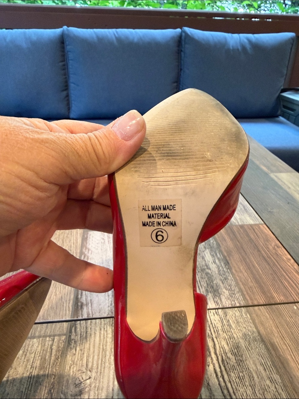 Jessica Simpson Red Patent Pointed-Toe Stiletto Pumps - Picture 8 of 9